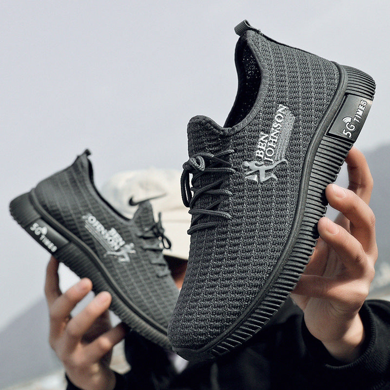 Men's Breathable Mesh Running Casual Sneakers