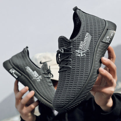 Men's Breathable Mesh Running Casual Sneakers