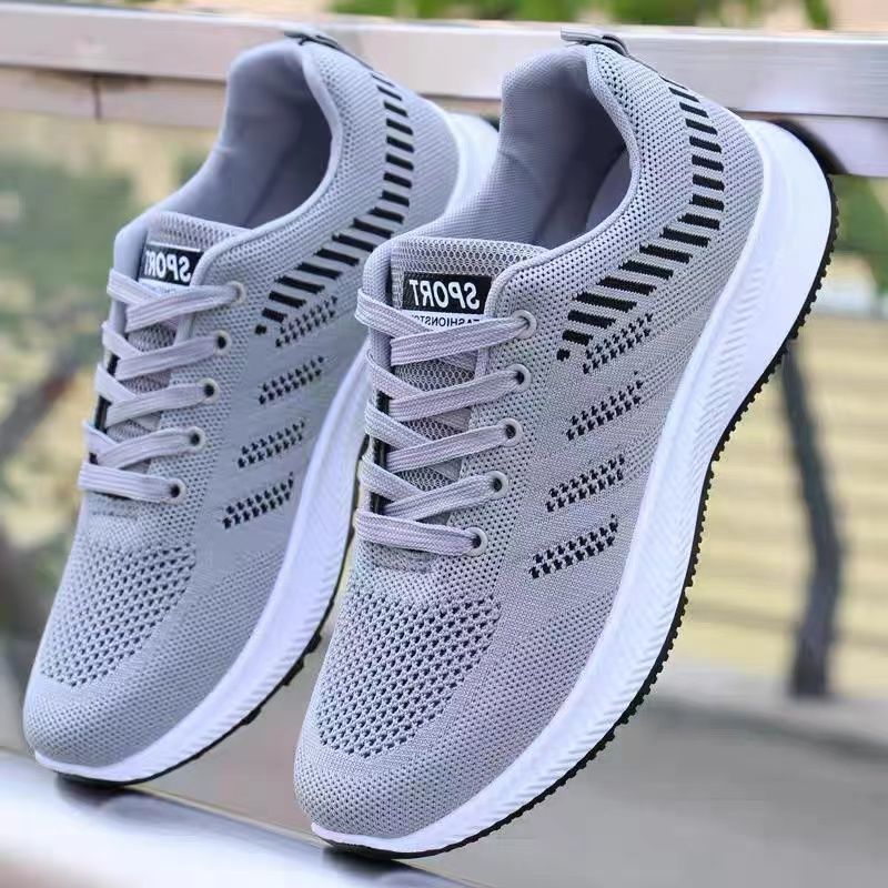 Men's Breathable Mesh Running Shoes Casual Sports Sneakers