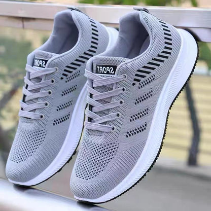 Men's Breathable Mesh Running Shoes Casual Sports Sneakers