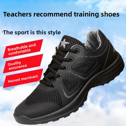 Men's Breathable Mesh Training Shoes for Running and Outdoor