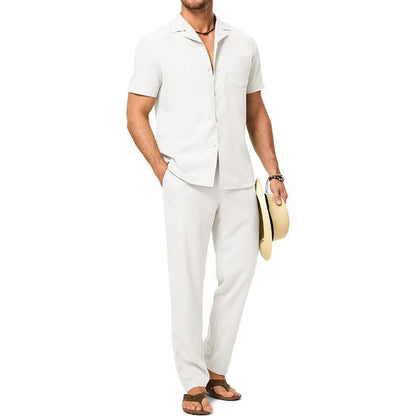 Men's Breathable Shirt and Pants Set