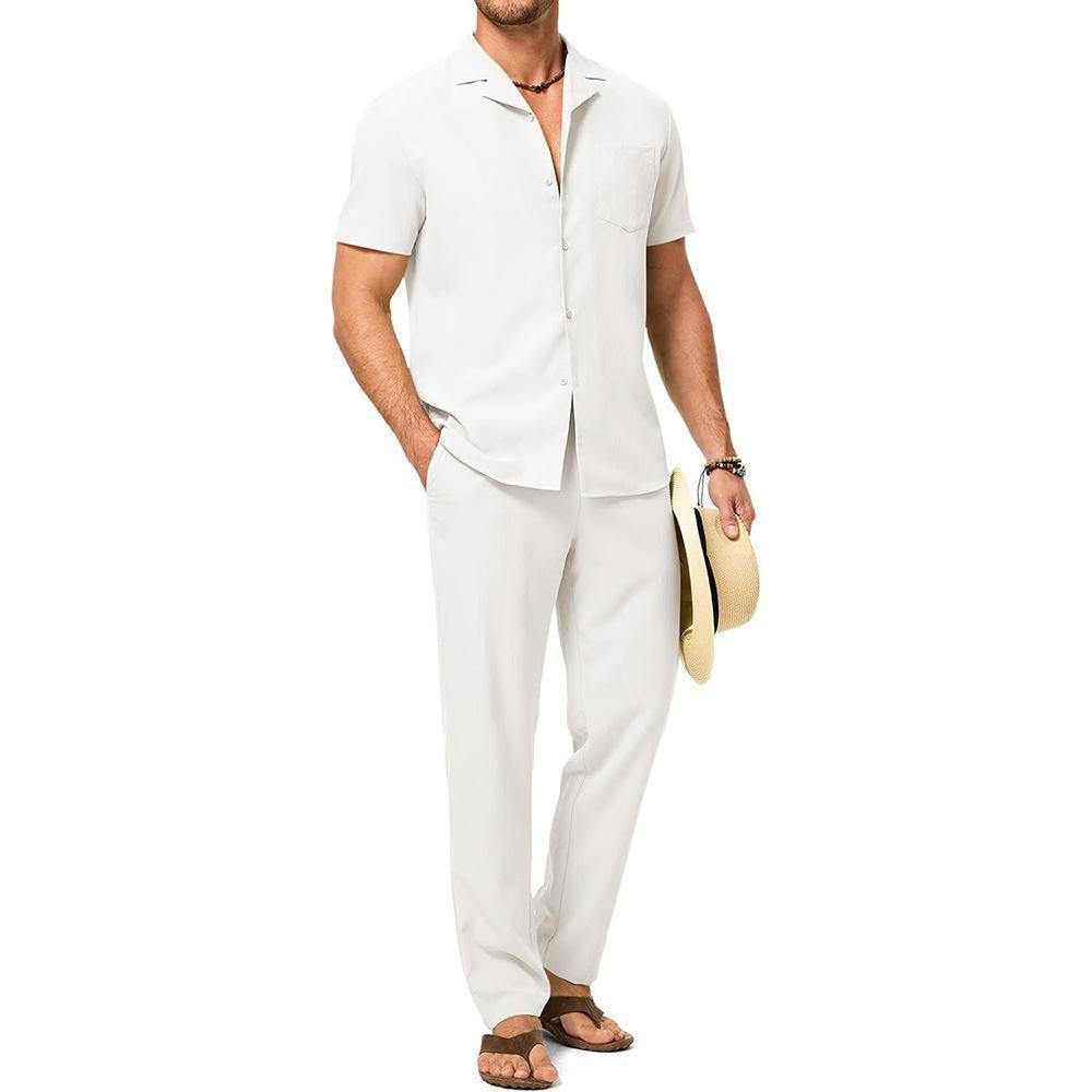 Men's Breathable Shirt and Pants Set
