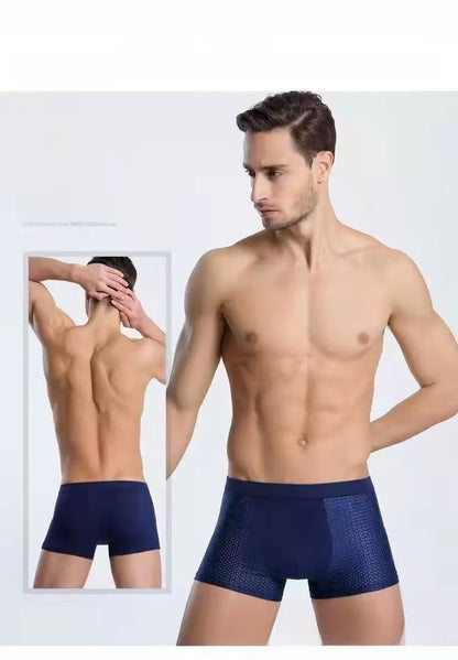 Men's Breathable Striped Boxer Underwear