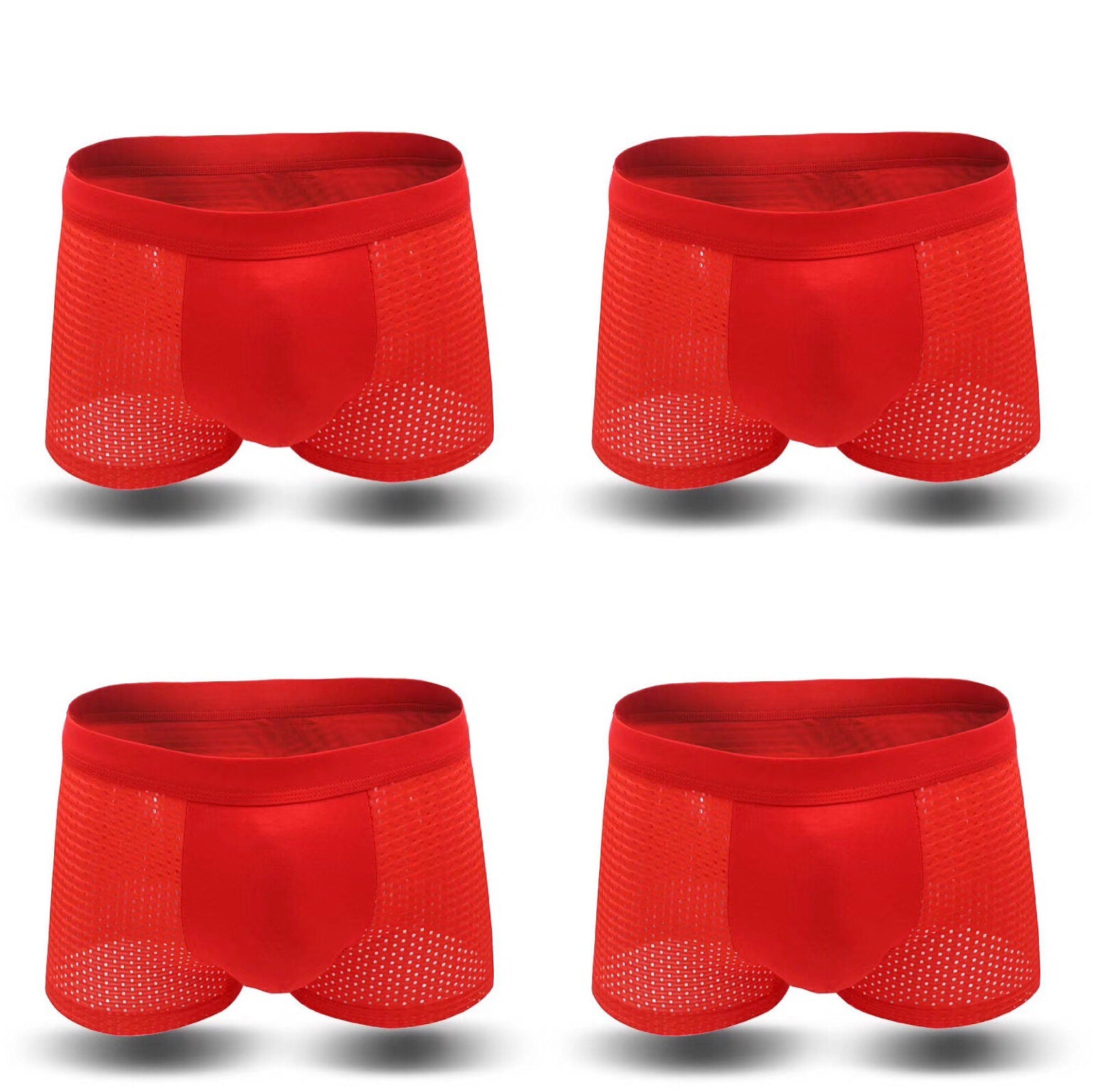 Men's Breathable Striped Boxer Underwear