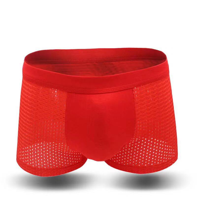 Men's Breathable Striped Boxer Underwear