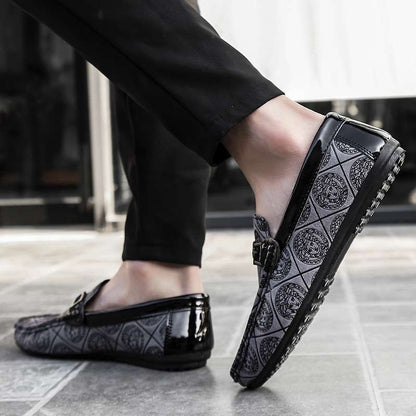 Men's British Style Slip-On Loafers