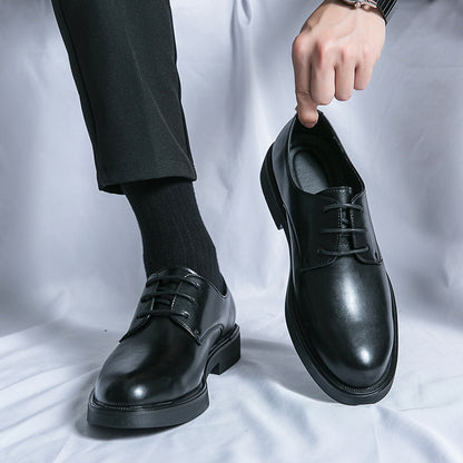 Men's Brogue Leather Shoes Tassel Wedding Dress Shoes