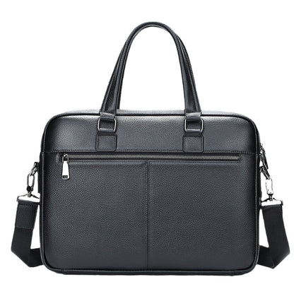 men's business genuine leather briefcase