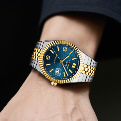 Men's Business Steel Band Calendar Watch