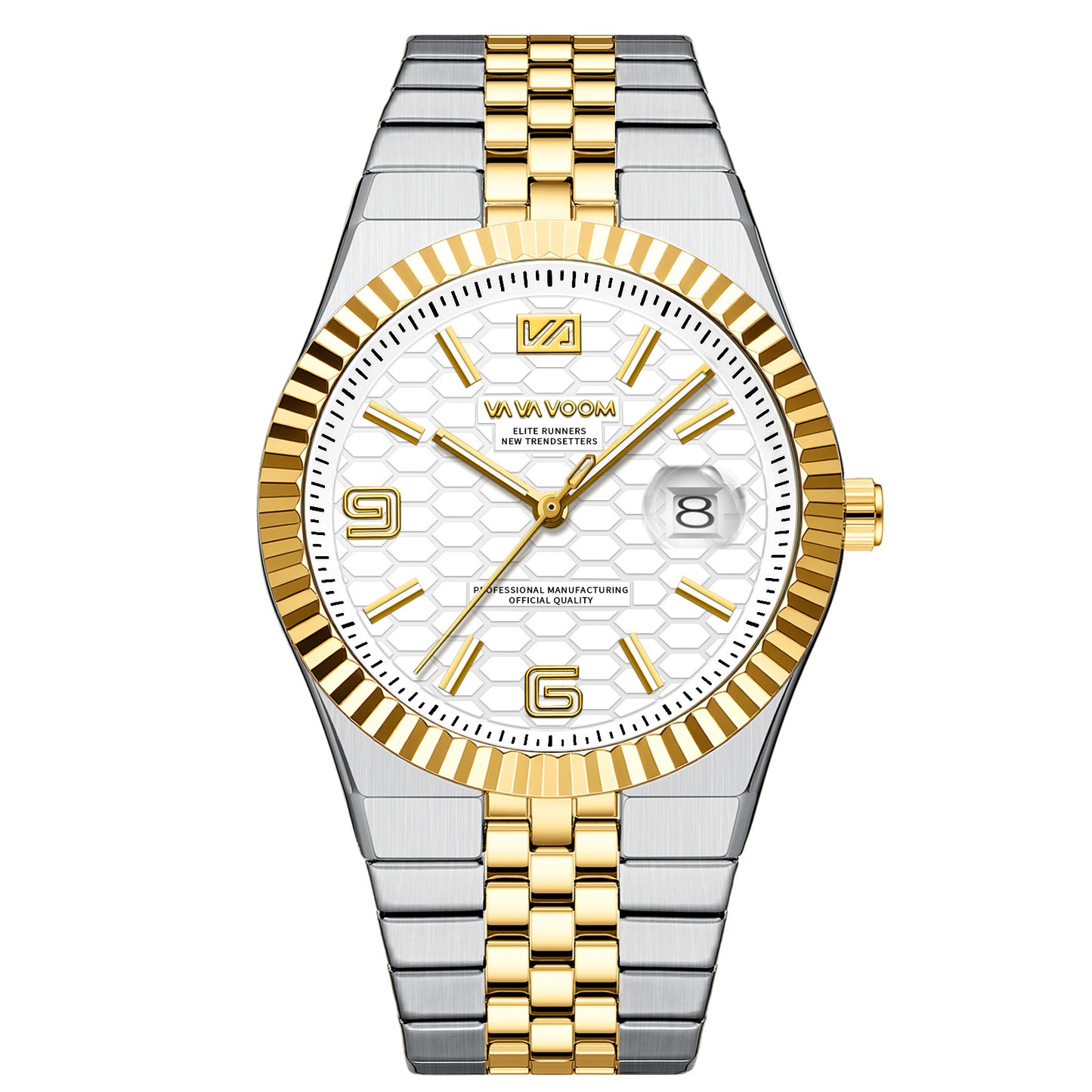Men's Business Steel Band Calendar Watch