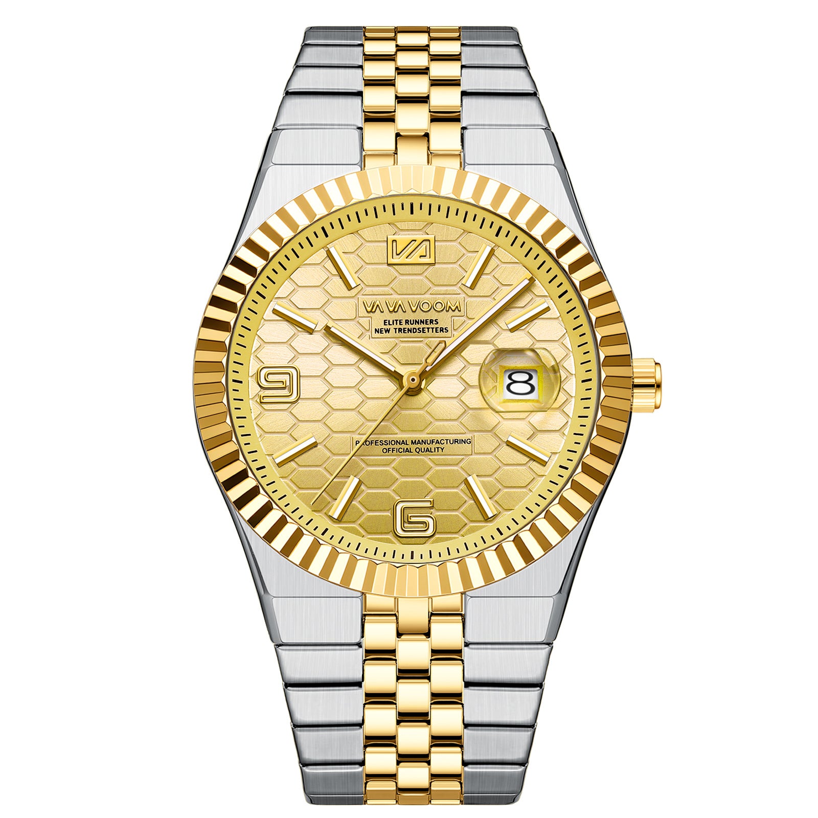Men's Business Steel Band Calendar Watch