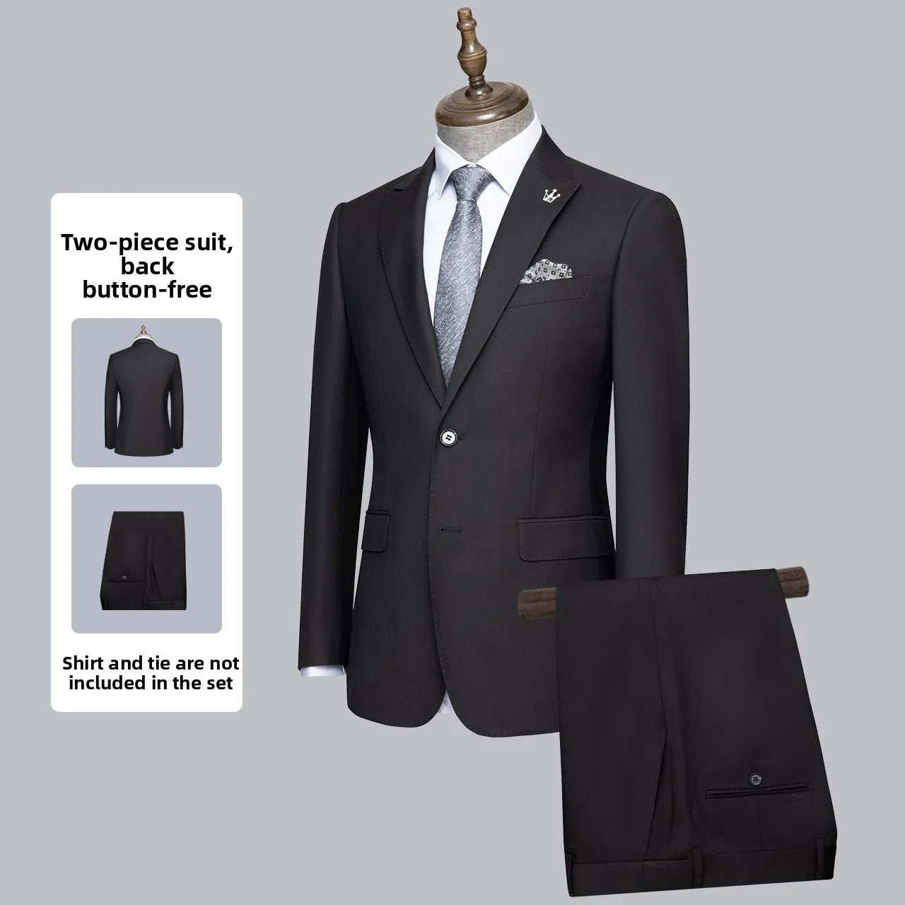 Men's Business Suit Jacket and Trousers