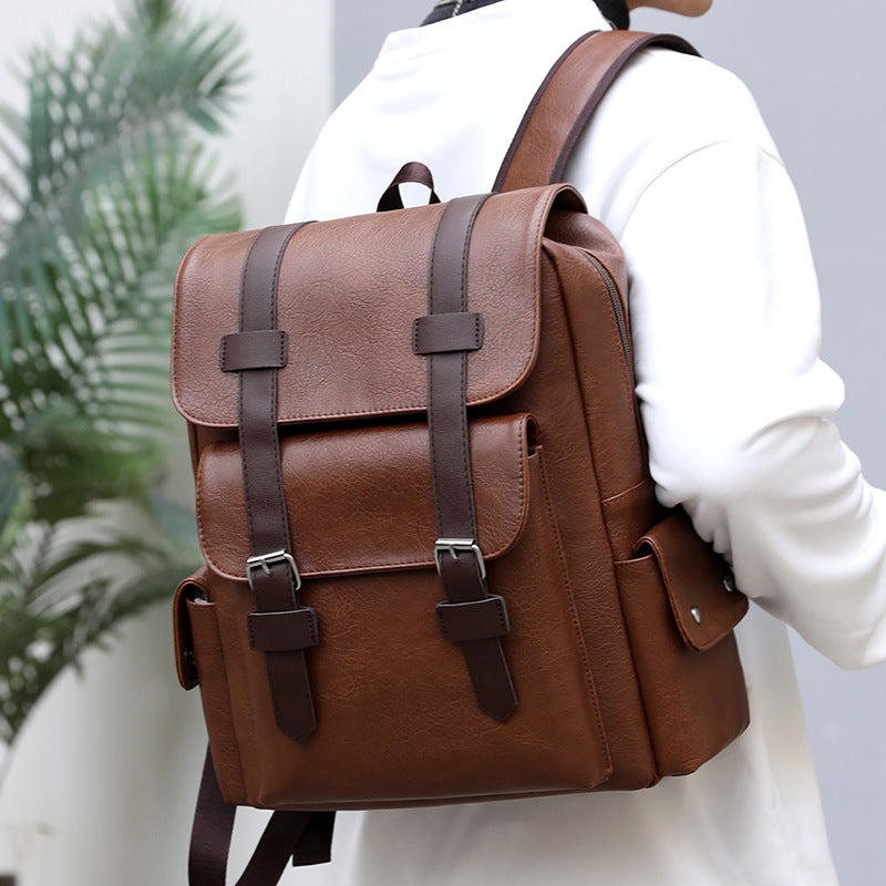 Men's Business Travel Backpack with Large Capacity