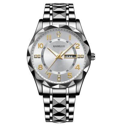 Men's Calendar Luminous Waterproof Quartz Watch