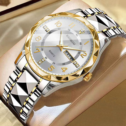 Men's Calendar Luminous Waterproof Quartz Watch