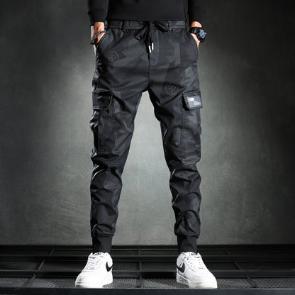 Men's Camouflage Casual Pants with Elastic Waist