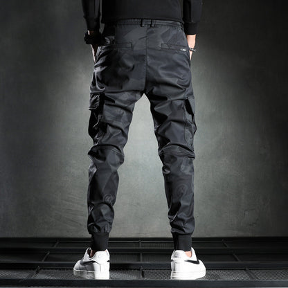 Men's Camouflage Casual Pants with Elastic Waist