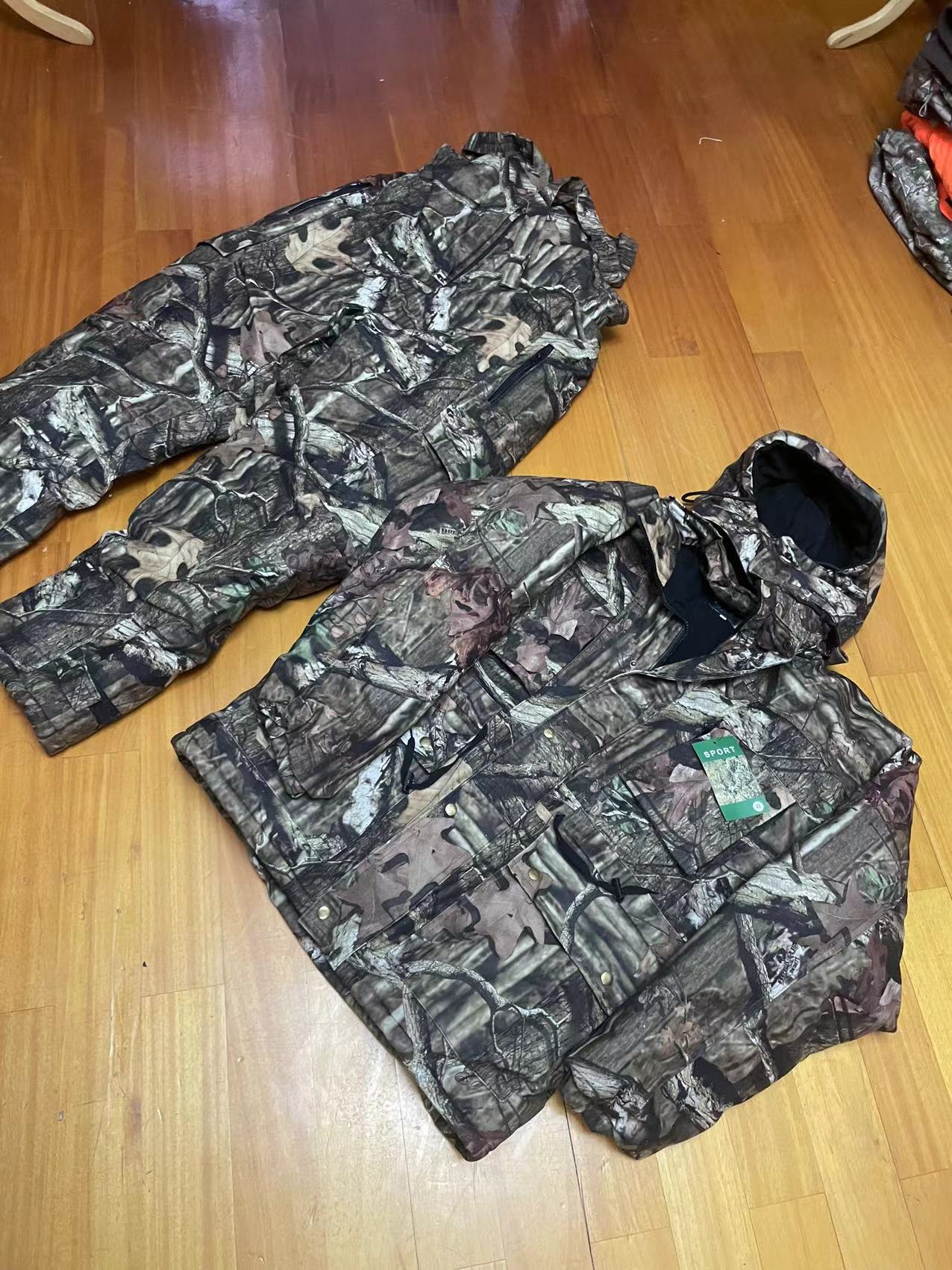 Men's Camouflage Winter Cotton-Padded Suit