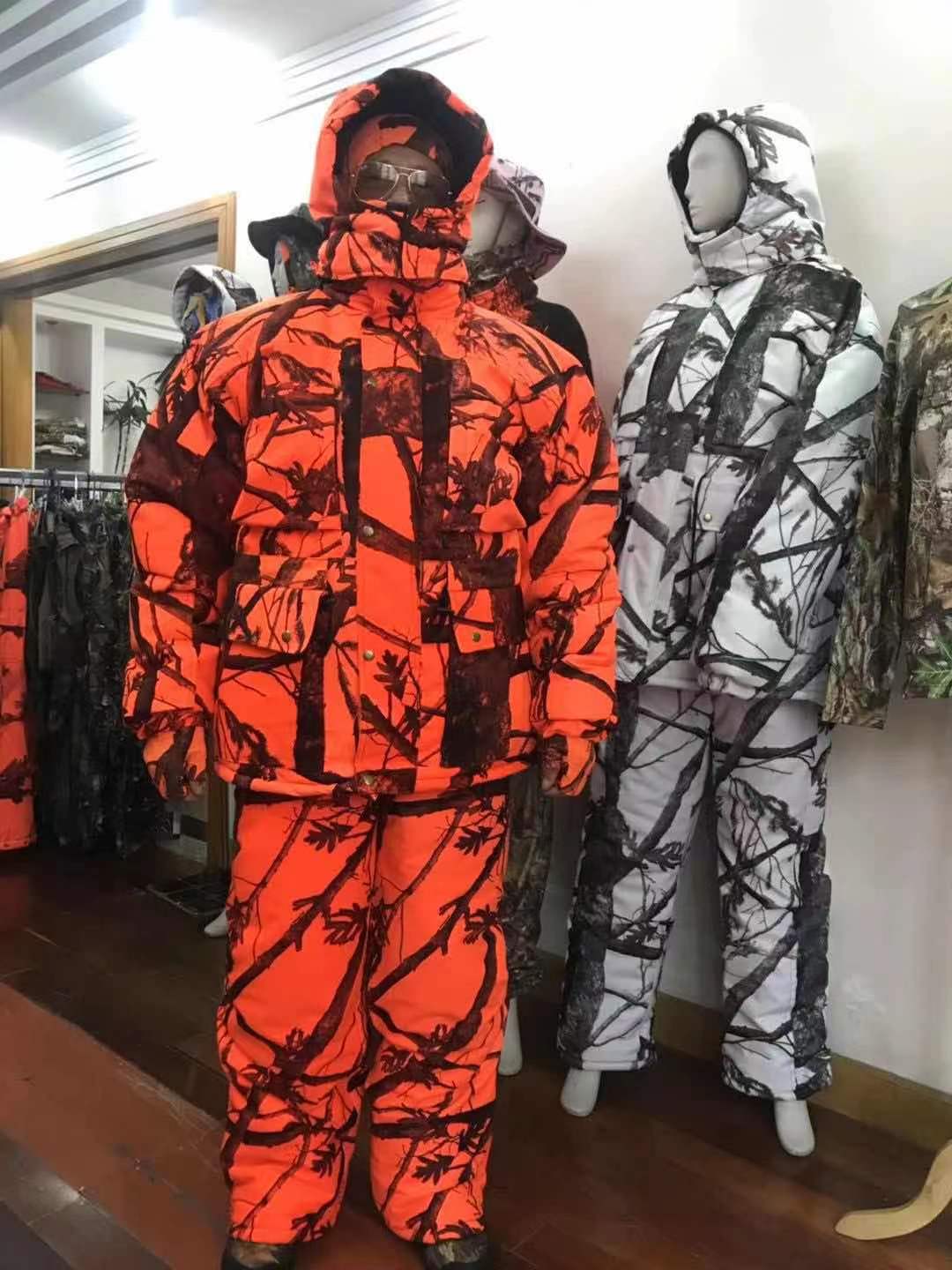 Men's Camouflage Winter Cotton-Padded Suit