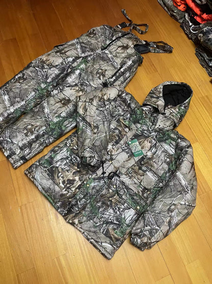 Men's Camouflage Winter Cotton-Padded Suit