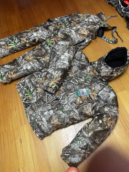 Men's Camouflage Winter Cotton-Padded Suit