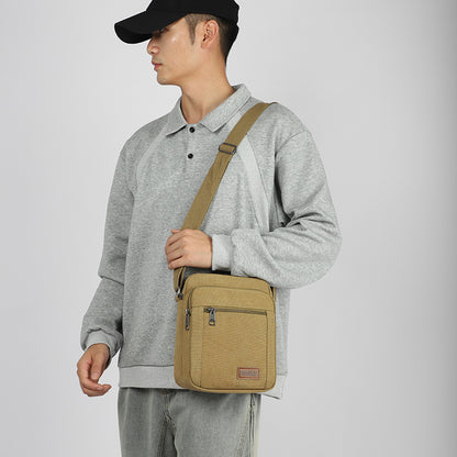 Men's Canvas Crossbody Bag