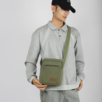 Men's Canvas Crossbody Bag