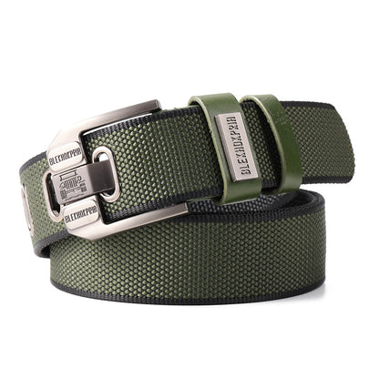 Men's Canvas Pin Buckle Belt