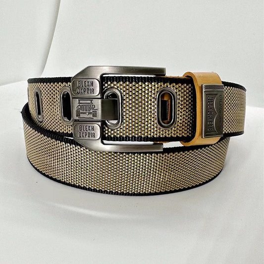 Men's Canvas Pin Buckle Belt