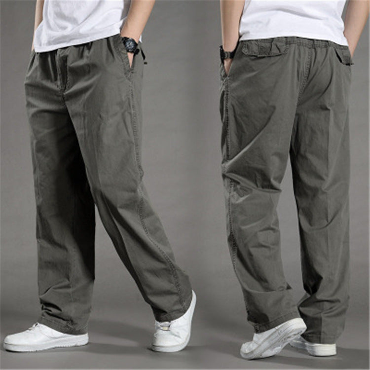 Men's Cargo Pants Straight Fit Triacetate Fiber