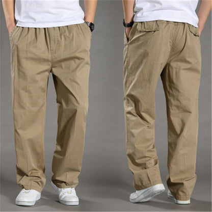 Men's Cargo Pants Straight Fit Triacetate Fiber
