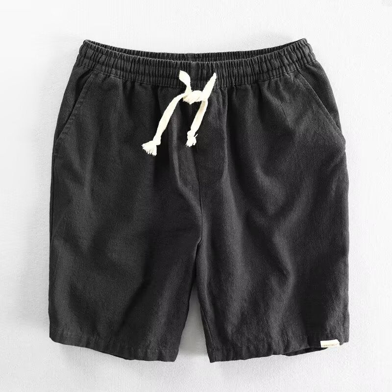 Men's Casual Cotton Linen Summer Shorts