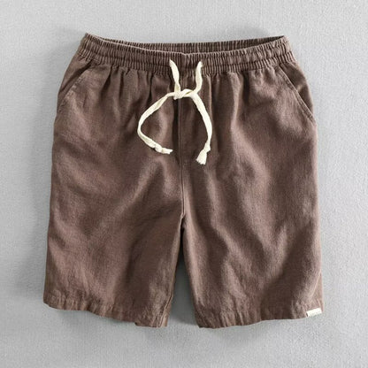 Men's Casual Cotton Linen Summer Shorts