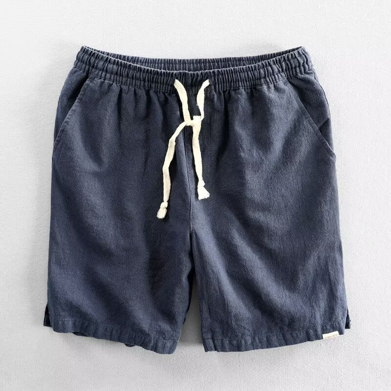 Men's Casual Cotton Linen Summer Shorts