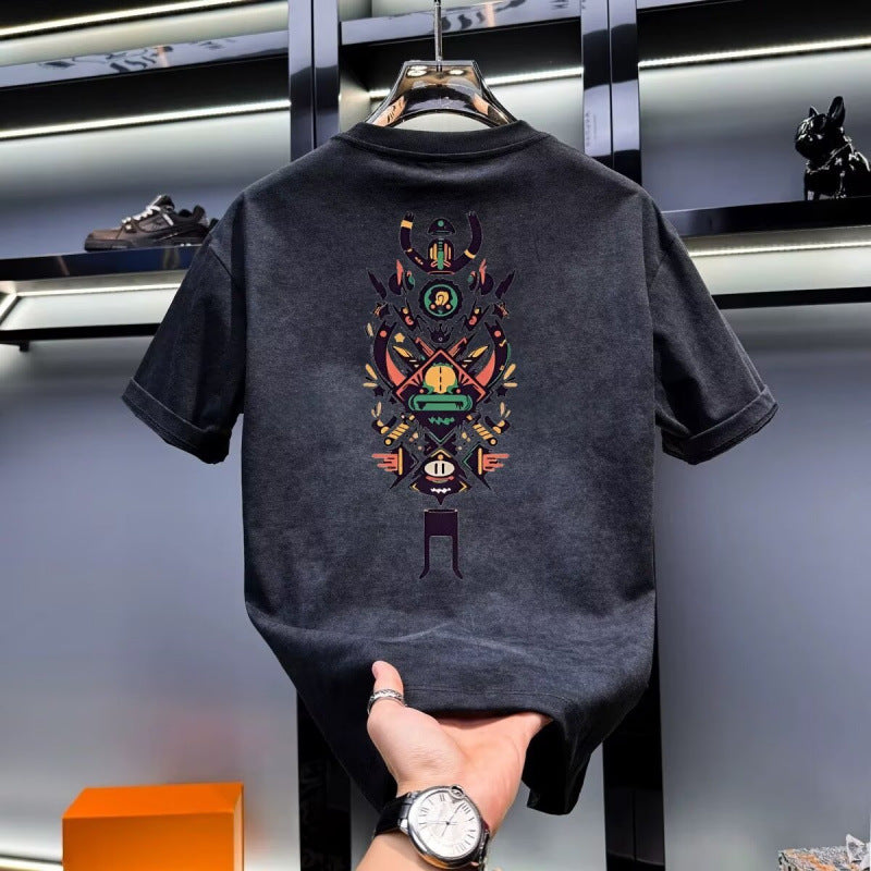 Men's Casual Cotton Short Sleeve T-Shirt