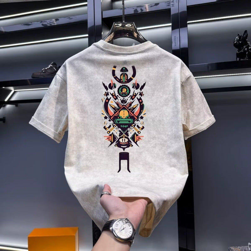Men's Casual Cotton Short Sleeve T-Shirt