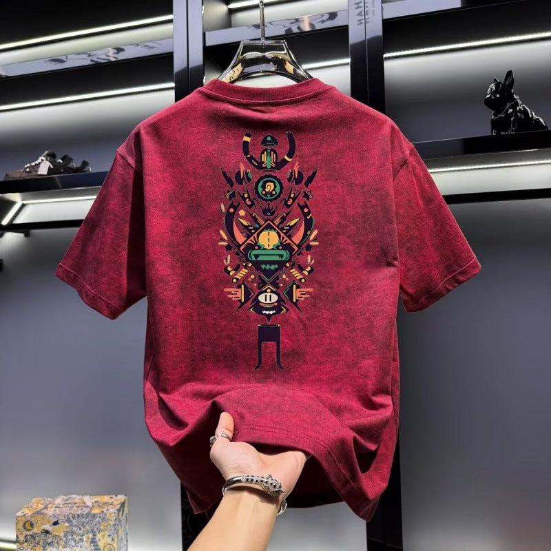 Men's Casual Cotton Short Sleeve T-Shirt