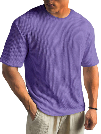 Men's Casual Cotton Short Sleeve T-Shirt