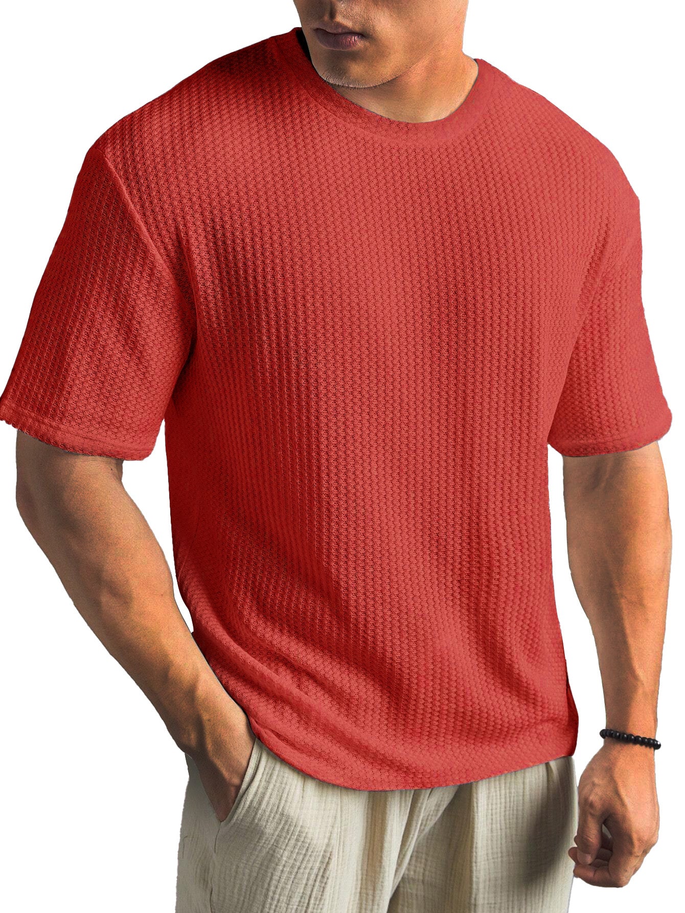 Men's Casual Cotton Short Sleeve T-Shirt