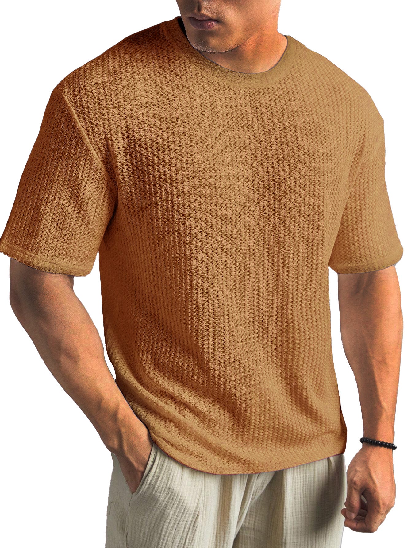 Men's Casual Cotton Short Sleeve T-Shirt