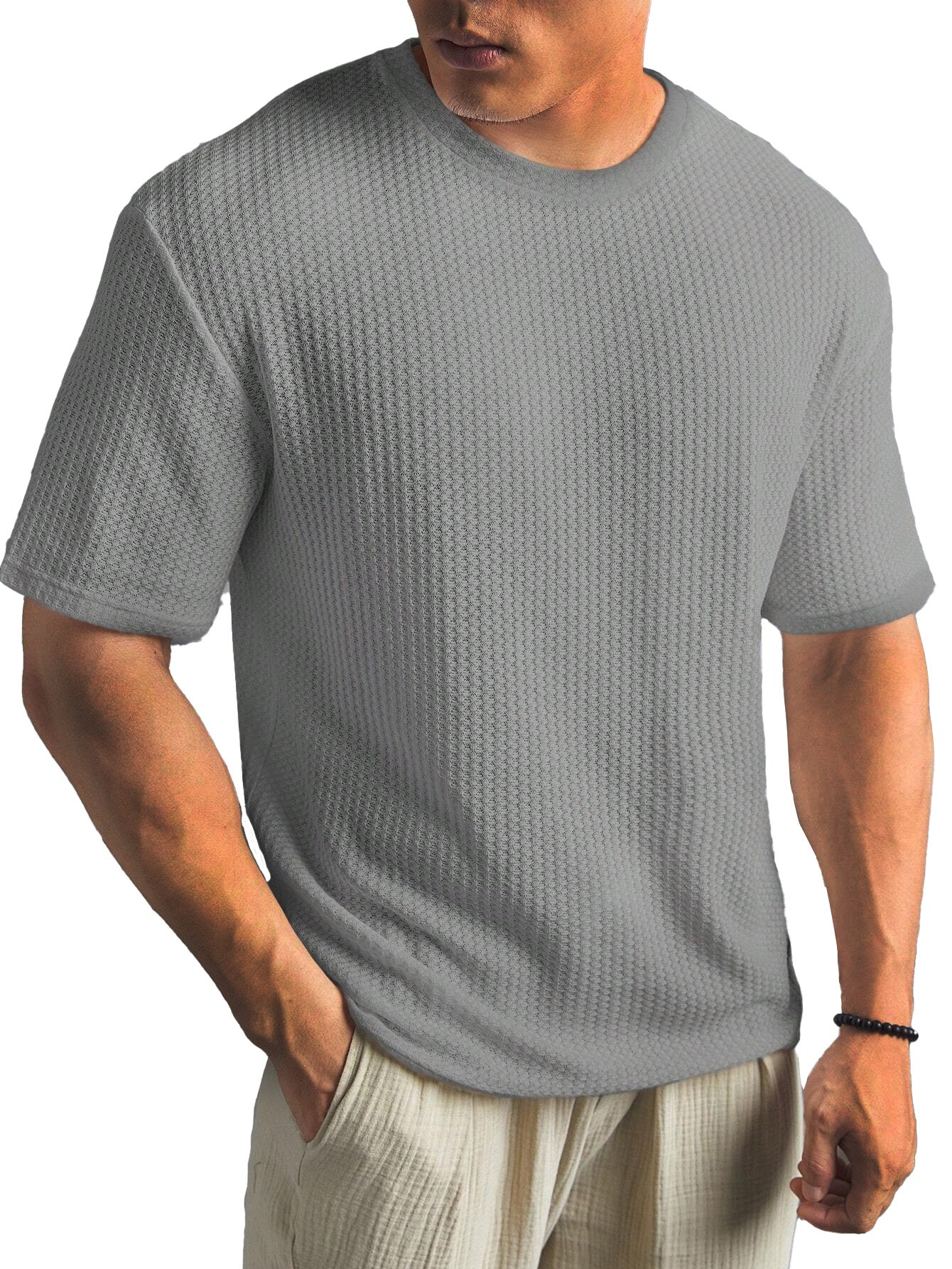 Men's Casual Cotton Short Sleeve T-Shirt