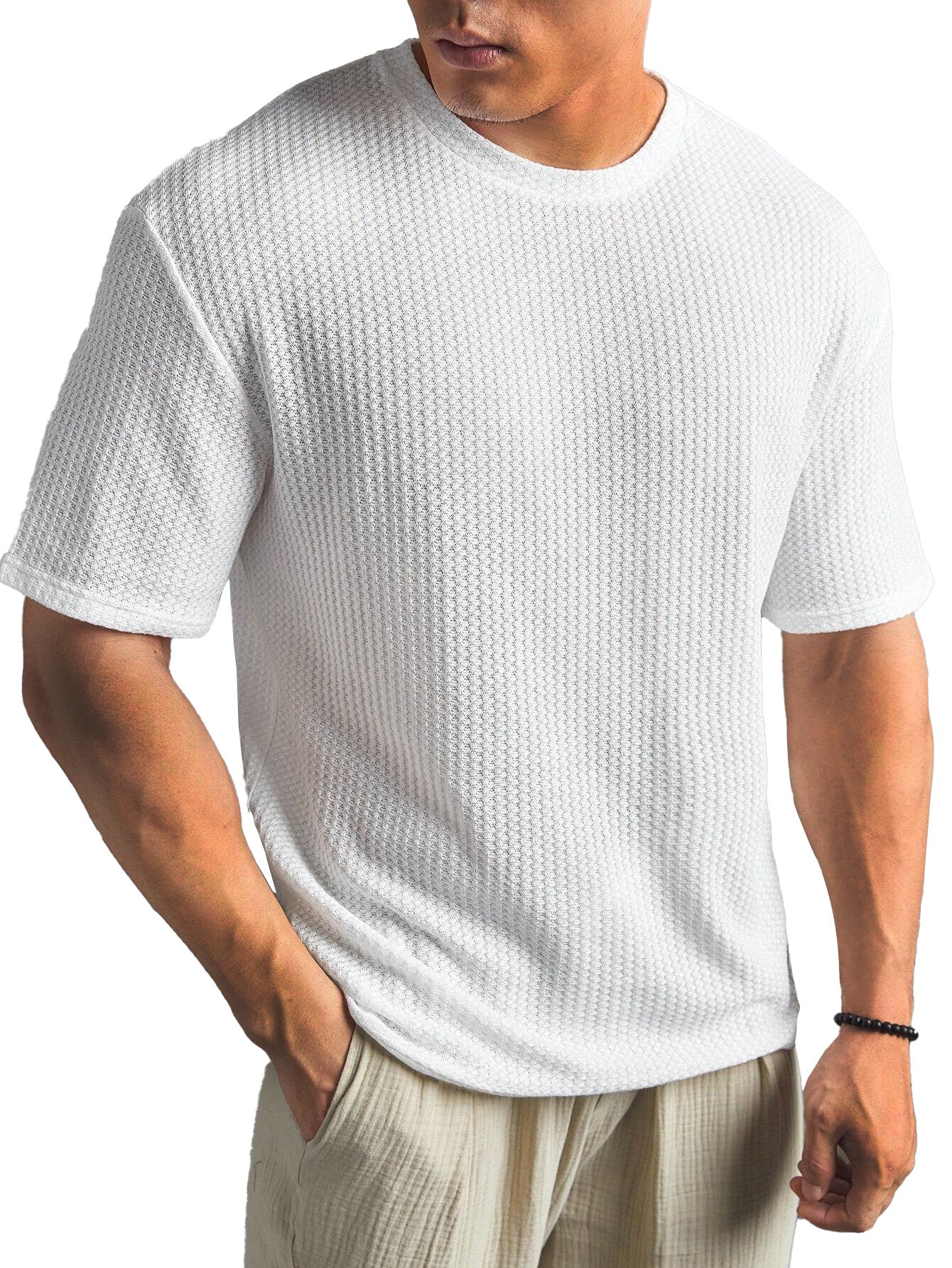 Men's Casual Cotton Short Sleeve T-Shirt