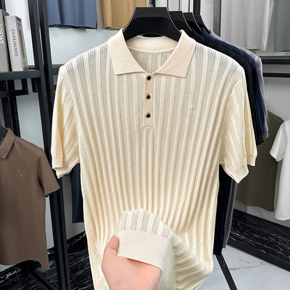 Men's casual crew-neck sweater