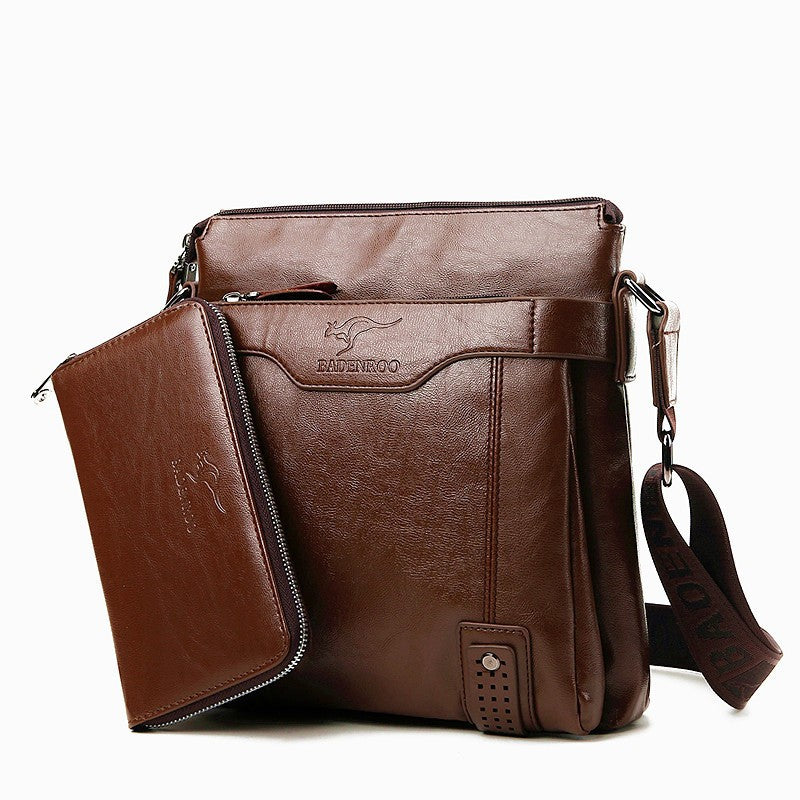 Men's casual crossbody bag with one shoulder