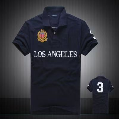 Men's Casual Embroidered Polo Shirt