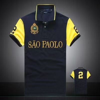 Men's Casual Embroidered Polo Shirt