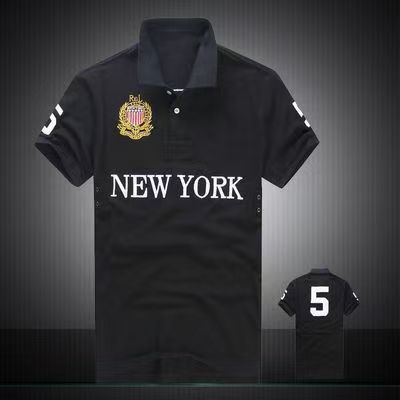 Men's Casual Embroidered Polo Shirt