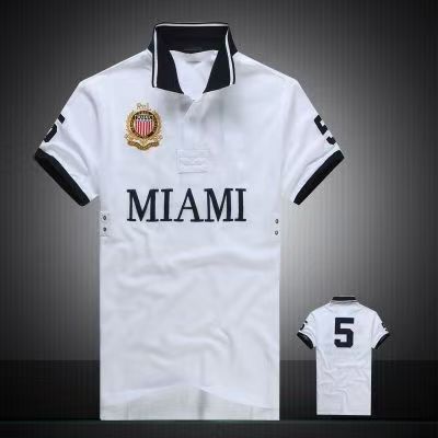 Men's Casual Embroidered Polo Shirt