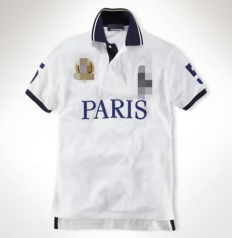 Men's Casual Embroidered Polo Shirt